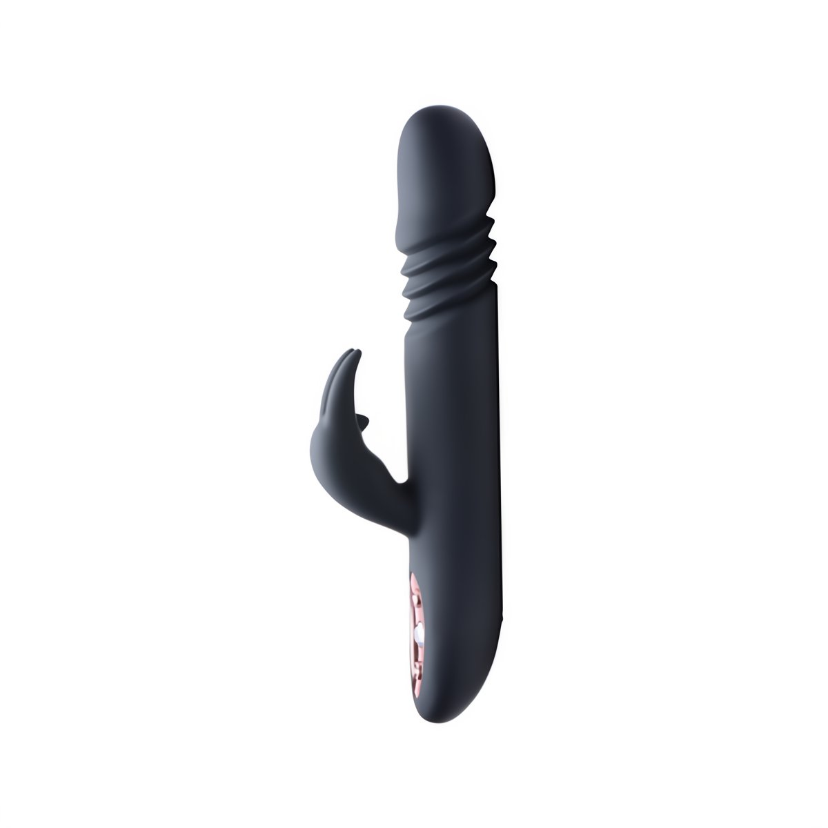 Royal Rabbits Thrusting Rabbit Vibrator - Paars - EroticToyzRabbit VibratorsXR Brands