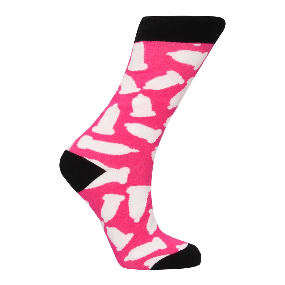 Safety First Sokken - US Maat 8 - 12 / EU Maat 42 - 46 - Speelse Kleuren - EroticToyzSokkenSexy Socks by Shots