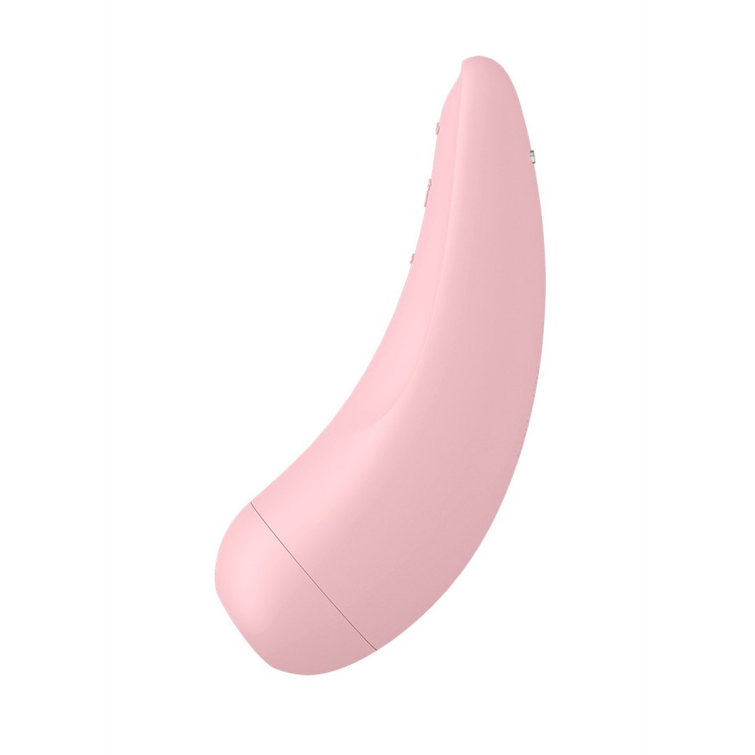 'Satisfyer Curvy 2Plus Air Pulse Stimulator met Vibratie - Roze' - EroticToyzAir PulseSatisfyer