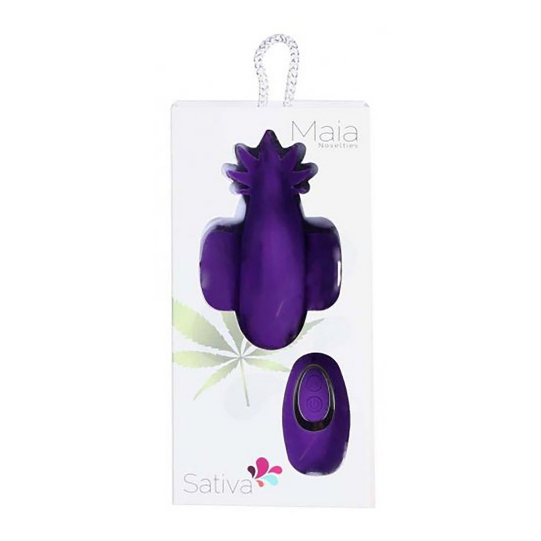 'Sativa Silicone Dildo 10 - Functie Trillingen - Groen' - EroticToyzKogel - en MinivibratorsMaiatoys