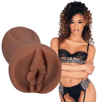 Caramel ULTRASKYN vagina masturbator - Pleasureplay Vagina MasturbatorDoc Johnson