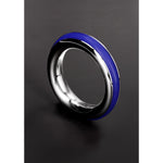 'Shots Steel Cock Ring 50mm - Rood/Zwart/Blauw/Geel' - EroticToyzCockringenSteel by Shots