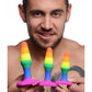 XR Brands Rainbow Buttplug Set - Pleasureplay Buttplugs Anale Dildo's Niet VibrerendXR Brands