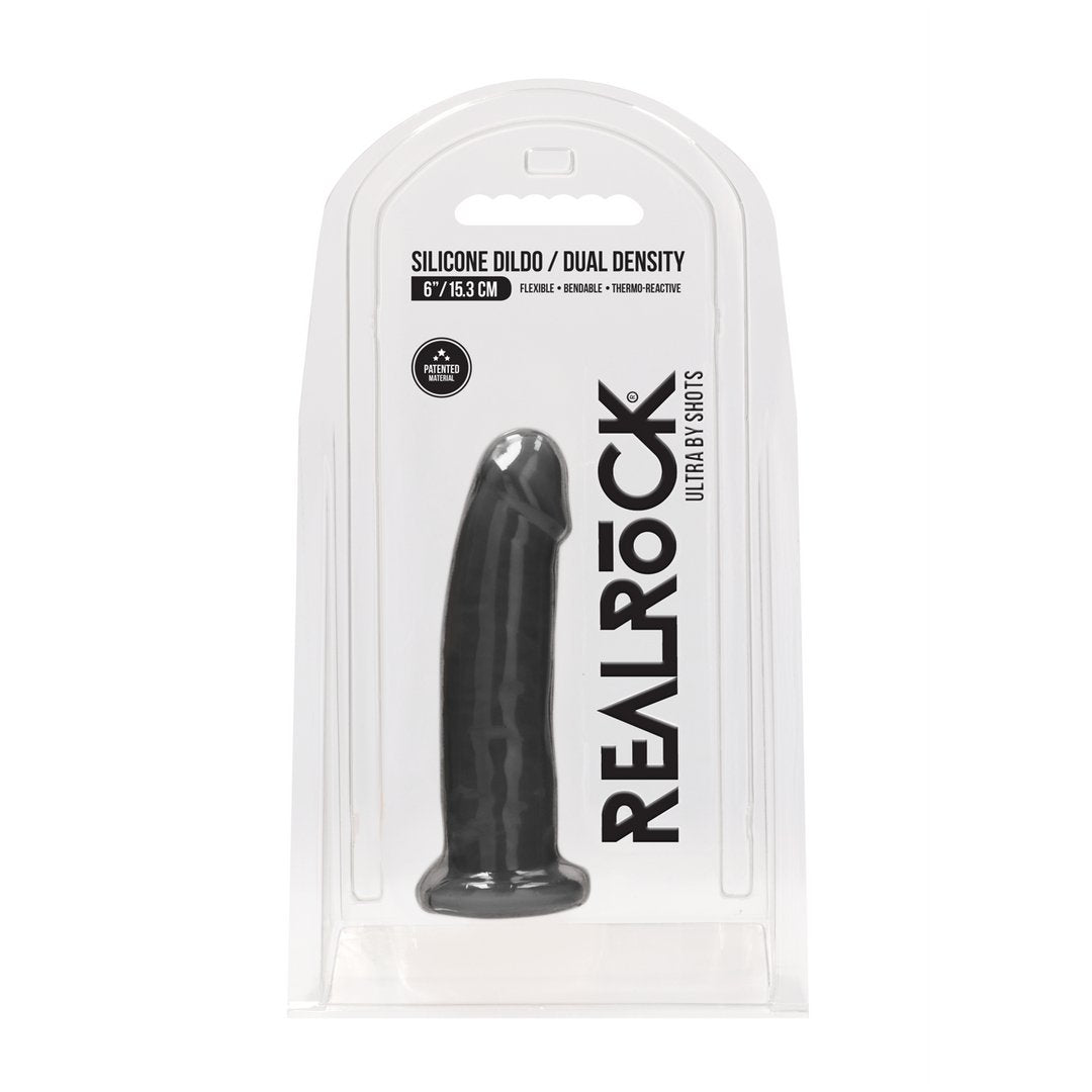 Silicone Dildo - Realistisch en Flexibel - 15 cm - EroticToyzProducten,Toys,Dildos,Realistische Dildo's,,GeslachtsneutraalRealRock by Shots