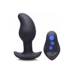 'Silicone Prostaat Massager met Vibratie en E - Stim + Afstandsbediening - Zwart' - EroticToyzProstaatstimulatorenXR Brands