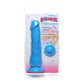 Siliconen Dildo Met Zuignap - 18 cm Blauw - Pleasureplay Realistische Dildo'sCurve Toys