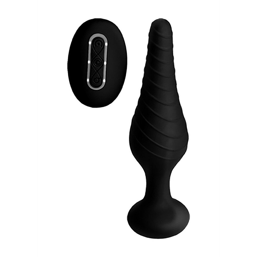 Siliconen Trillende Anale Plug met Afstandsbediening - EroticToyzProducten,Toys,Anaal Toys,Buttplugs Anale Dildo's,Buttplugs Anale Dildo's Vibrerend,,GeslachtsneutraalXR Brands