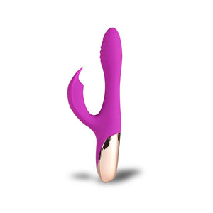 'Skyler Rabbit Vibrator met 15 Standen - Medische Siliconen - USB Oplaadbaar - Roze' - EroticToyzRabbit VibratorsMaiatoys