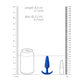 Anaalplug - Blauw - Pleasureplay Buttplugs Anale Dildo's Niet VibrerendShots Toys by Shots