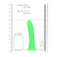 Glow in the Dark Dildo met Zuignap - 18 cm - Pleasureplay Realistische Dildo'sRealRock by Shots