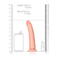 Realistische Dildo Met Zuignap - 18 cm - Pleasureplay Realistische Dildo'sRealRock by Shots
