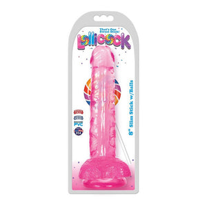 'Slim Stick Realistische Dildo Met Ballen 20,5 cm - Cherry Ice' - EroticToyzRealistische Dildo'sCurve Toys