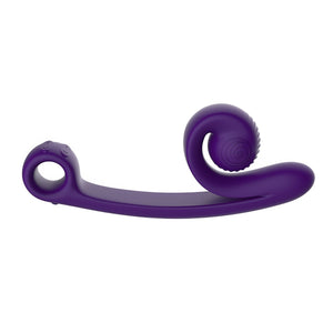 Snail Vibe Curve Dubbele Vibrator met Slide'n'Roll Technologie - Paars - EroticToyzLuxe VibratorSnail Vibe