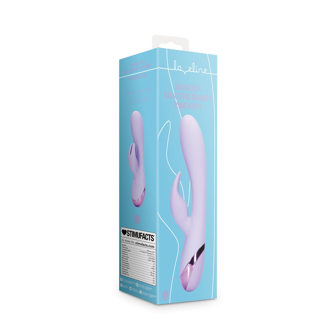 Rabbit Vibrator - Digitaal Lavendel - Pleasureplay Rabbit VibratorsLoveline by Shots