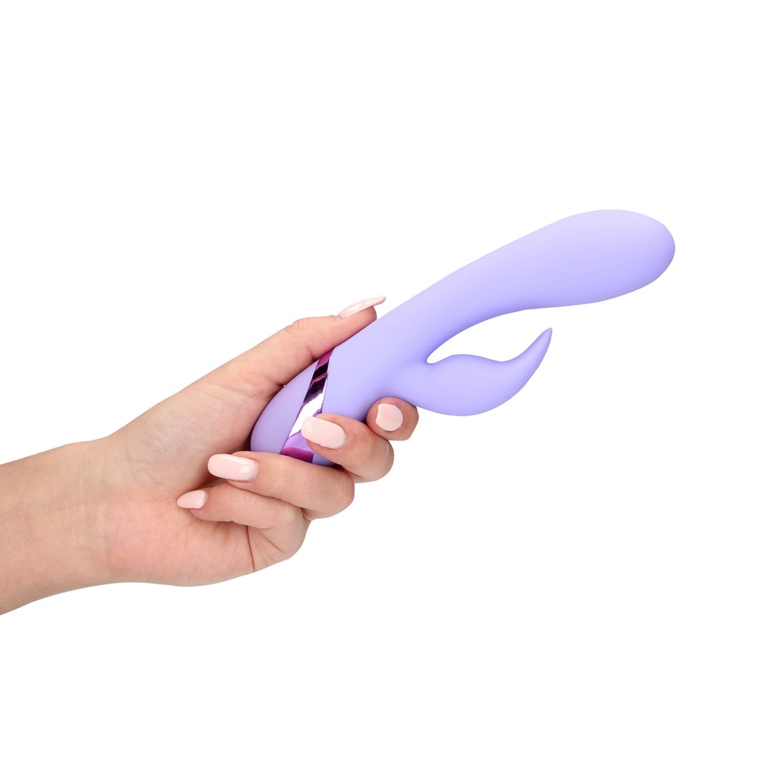 Rabbit Vibrator - Digitaal Lavendel - Pleasureplay Rabbit VibratorsLoveline by Shots