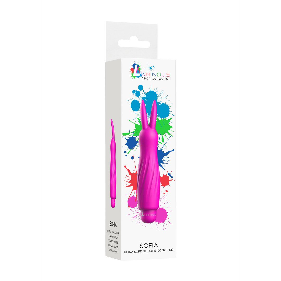 Sofia - Siliconen Rabbit Vibrator met 10 Snelheden - EroticToyzProducten,Toys,Vibrators,Kogel - en Minivibrators,Rabbit Vibrators,,VrouwelijkLuminous by Shots