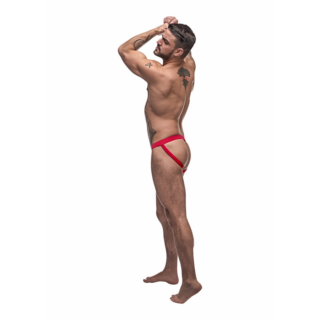 Sportjock XL - Rood - Comfortabele en Vochtafvoerende Ondersteuning - EroticToyzProducten,Lingerie,Lingerie voor Hem,Jocks,,MannelijkMale Power