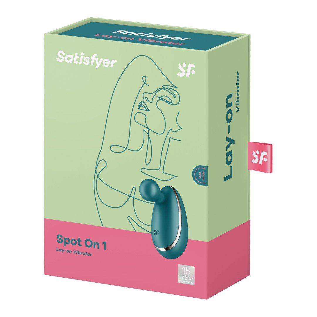 Clitorale Stimulator - Groen, 12 Vibratieprogramma's - Pleasureplay Lay - on VibratorSatisfyer