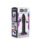 'Squeezable Slim Dildo - 20 cm - Oplaadbaar met 13 Vibratiepatronen - Zwart' - EroticToyzRealistische Dildo'sXR Brands