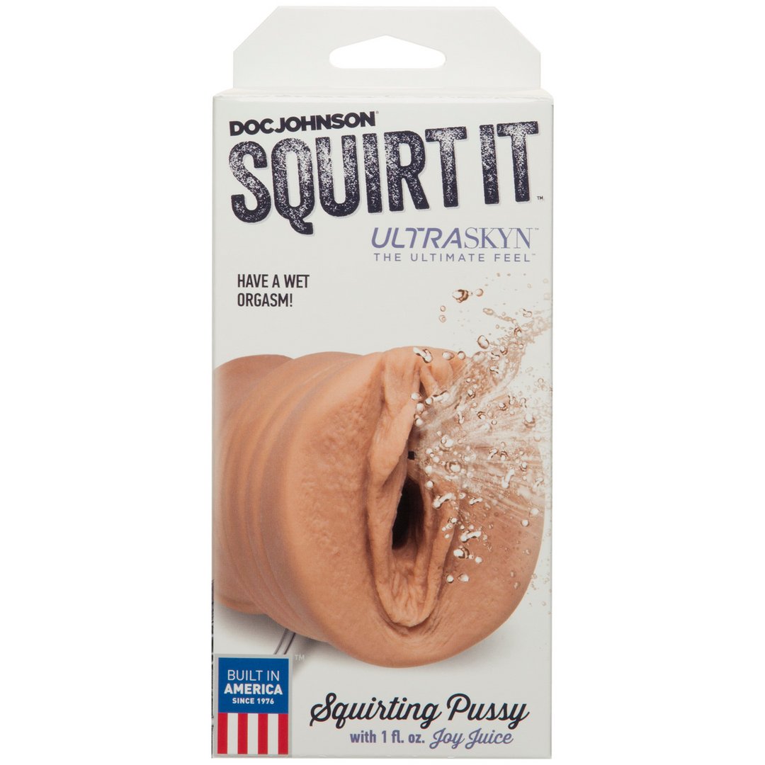 'Squirt It Realistische Squirting Masturbator 30 ml - Huidskleurig' - EroticToyzVagina MasturbatorDoc Johnson