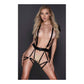 Allure Jarretelgordel Set Zwart - Pleasureplay Bodysuits TeddiesAllure
