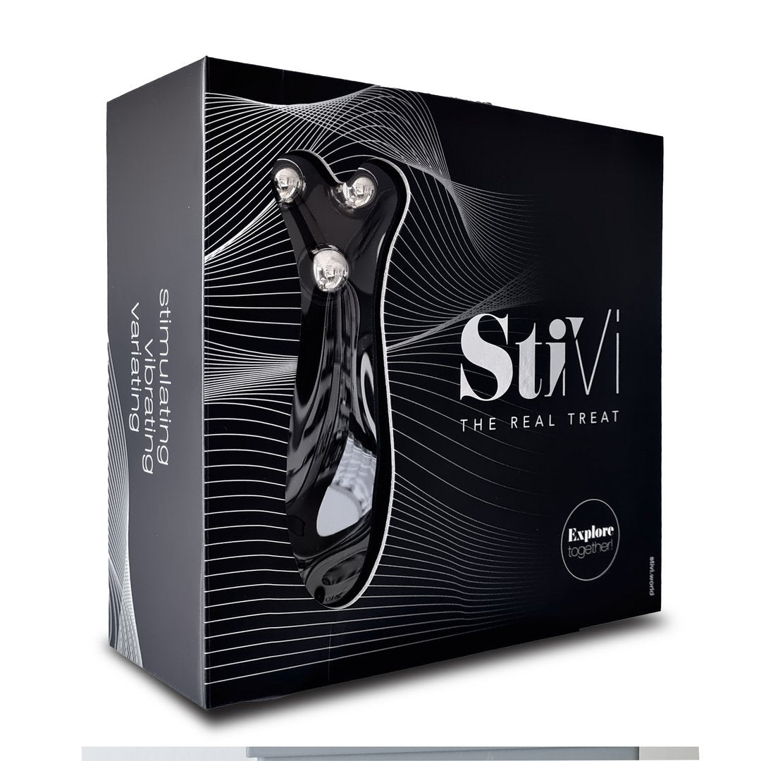 StiVi Koppel Vibrator met 3 Motoren - Zwart - EroticToyzDuo - VibratorsHOT