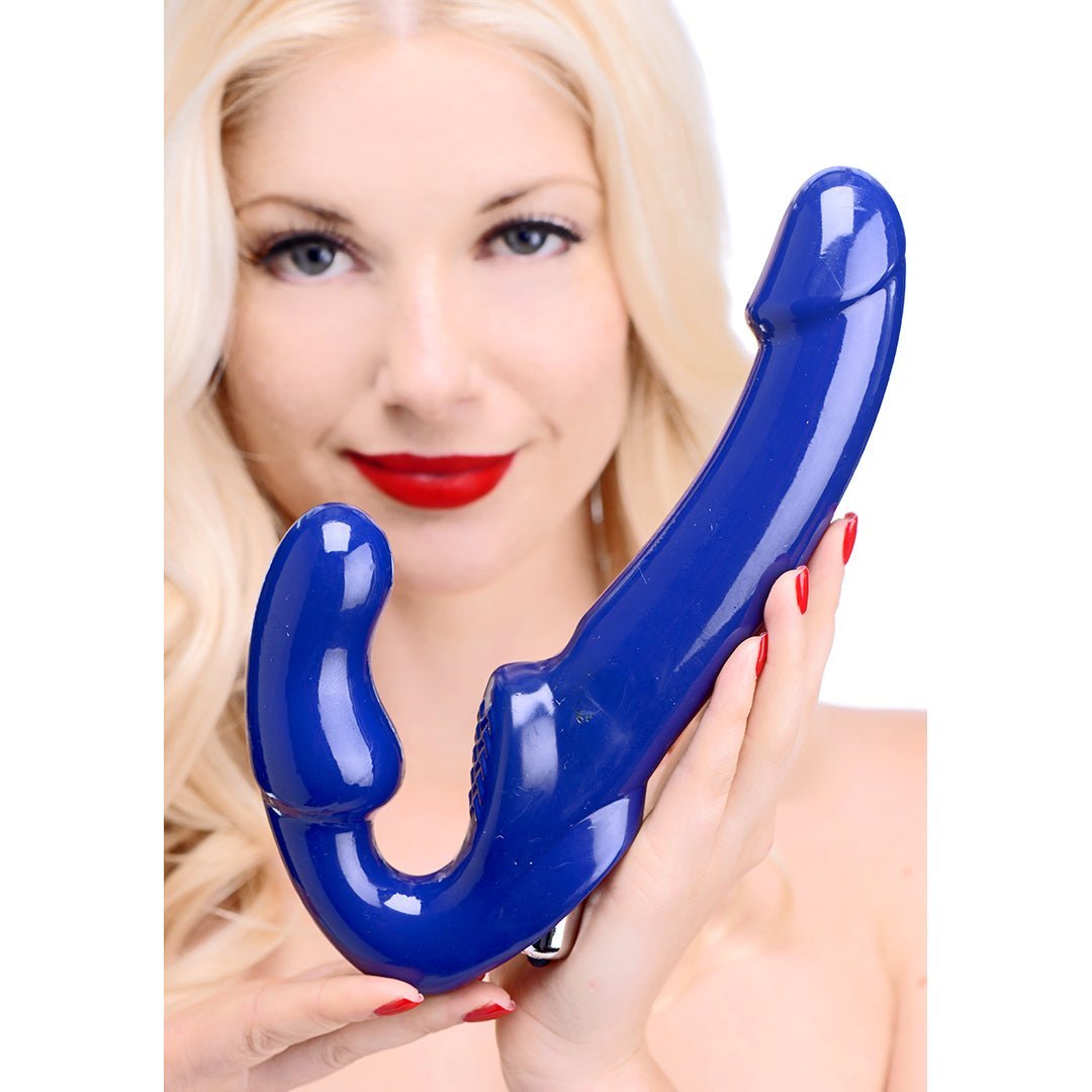 Strapless Vibrerende Dildo - Blauw - EroticToyzStraplessXR Brands