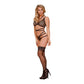 Strappy Beha en String Set - Zwart - Maat 2X - EroticToyzSuper SaleMagic Silk