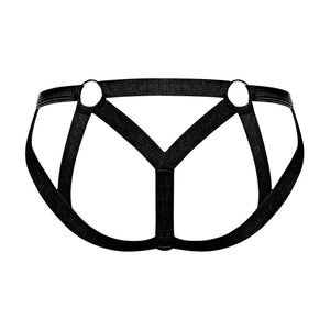 Strappy Ring Jockstrap - XL - Zwart - EroticToyzProducten,Lingerie,Lingerie voor Hem,Jocks,,MannelijkMale Power