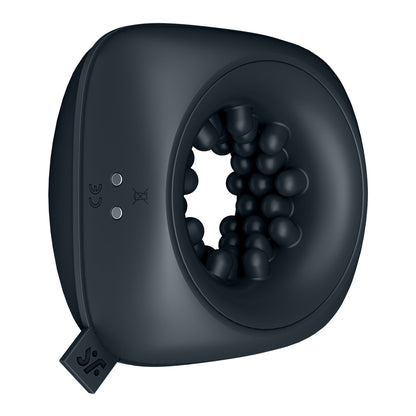 Stroker Masturbator - Zwart - Pleasureplay Producten,Toys,Toys voor Mannen,Cockringen,Masturbators Strokers,Vibrerende Masturbator,Binnenkort Verwacht,,MannelijkSatisfyer