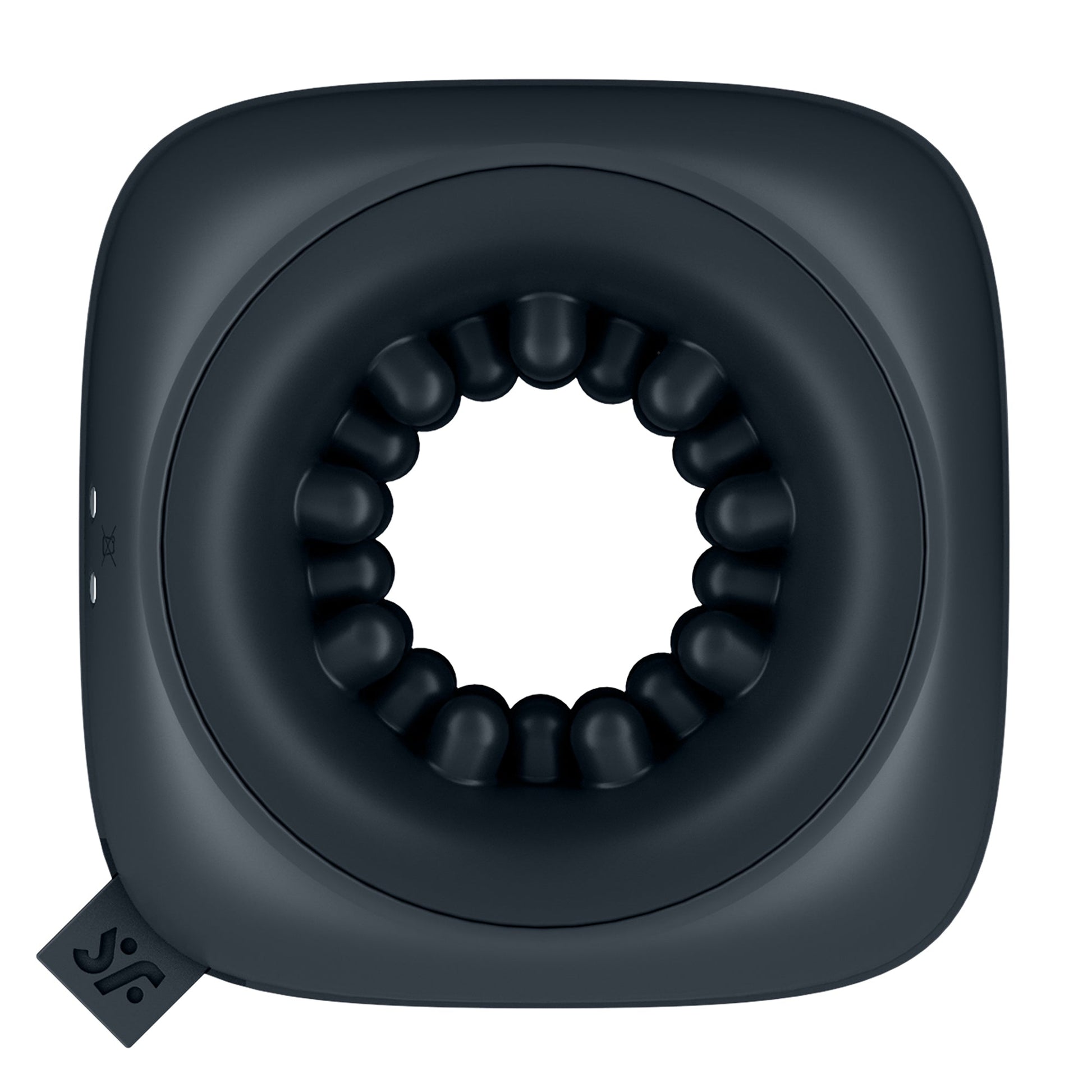 Stroker Masturbator - Zwart - Pleasureplay Producten,Toys,Toys voor Mannen,Cockringen,Masturbators Strokers,Vibrerende Masturbator,Binnenkort Verwacht,,MannelijkSatisfyer