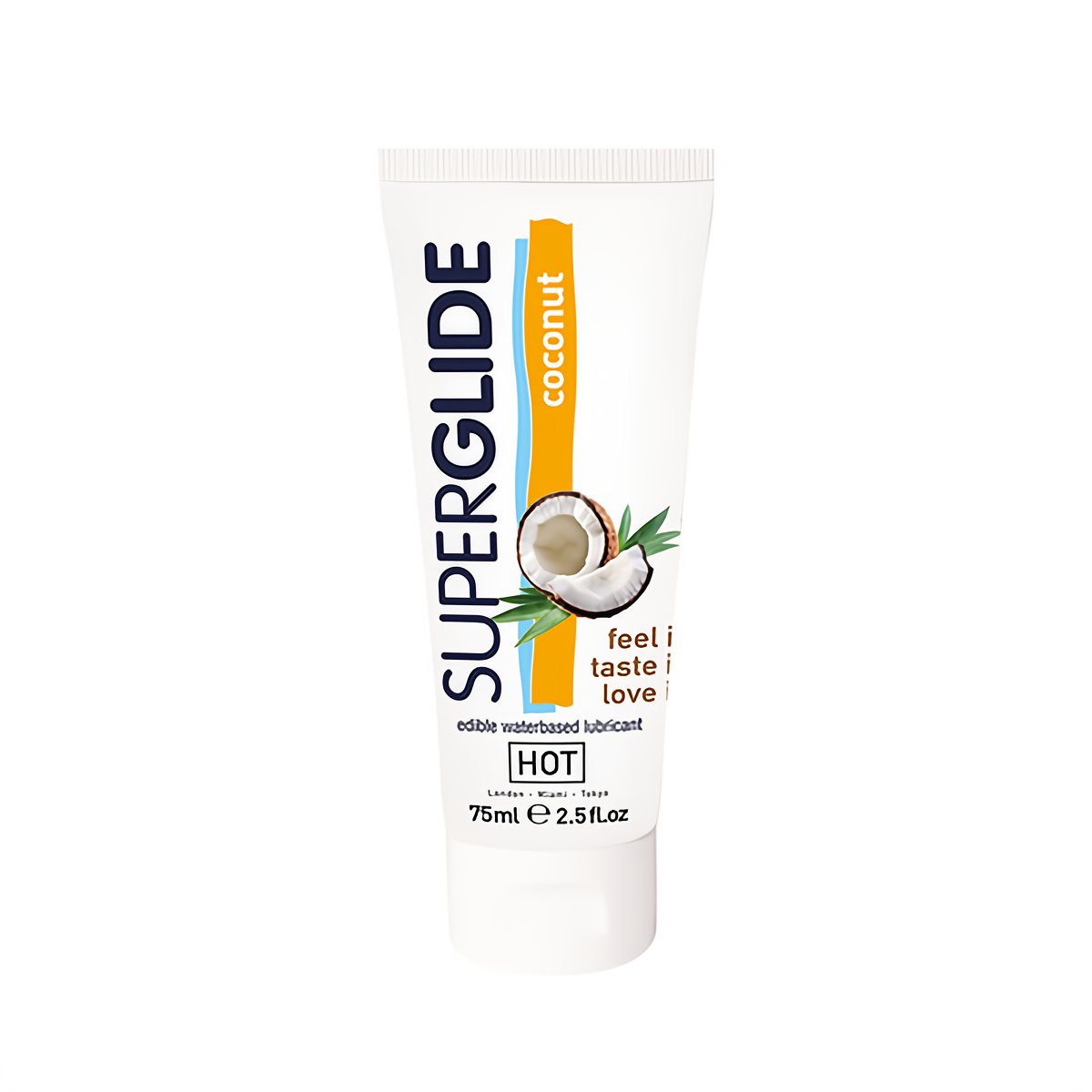 Superglide Eetbare Glijmiddel op Waterbasis - 75 ml - EroticToyzProducten,Veilige Seks, Verzorging Hulp,Glijmiddelen,Glijmiddelen met Smaak,Eetbaar,,GeslachtsneutraalHOT