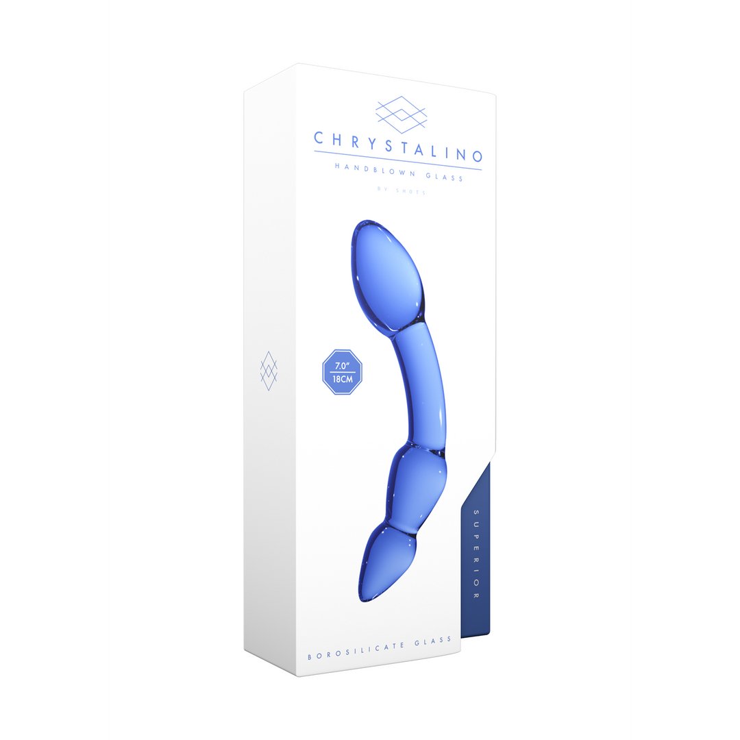 Superior - Luxe Glazen Dildo - EroticToyzProducten,Toys,Dildos,Glazen Dildo's,,GeslachtsneutraalChrystalino by Shots