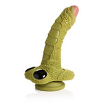 Swamp Monster Schubbige Siliconen Dildo met Zuignap - Zwart - EroticToyzProducten,Toys,Dildos,Niet - Fallische Dildo's,,GeslachtsneutraalXR Brands