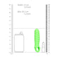 Stretchbare Penis Sheath - Glow in het Donker - Pleasureplay Penis SleeveOuch! by Shots