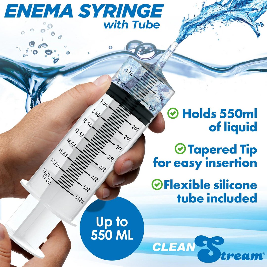 Syringe with Tube - 550 ml - EroticToyzProducten,Veilige Seks, Verzorging Hulp,HygiÃ«ne,Intieme Douche,,GeslachtsneutraalXR Brands