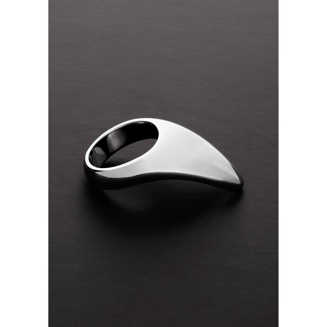 Teardrop Cockring - 50mm Roestvrij Staal - Pleasureplay CockringenSteel by Shots