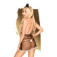Babydoll Set Met String en Haarstuk - Zwart - Pleasureplay BabydollsPenthouse Lingerie