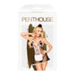 Babydoll Set Met String en Haarstuk - Zwart - Pleasureplay BabydollsPenthouse Lingerie