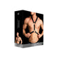 Borststuk Harnas - Zwart Leer - Pleasureplay HarnassenOuch! by Shots