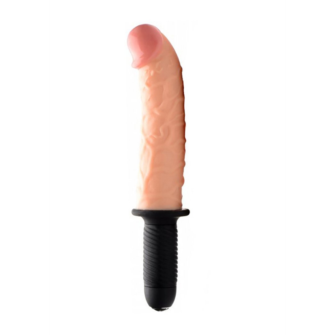 Realistische Stotende Dildo - 22.2 cm - Pleasureplay Thrusting VibratorsXR Brands