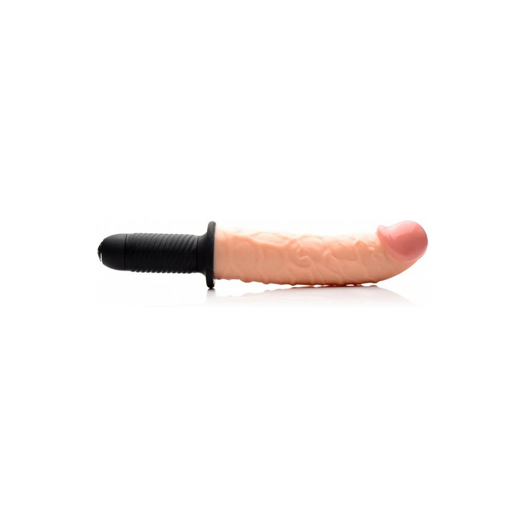 Realistische Stotende Dildo - 22.2 cm - Pleasureplay Thrusting VibratorsXR Brands