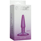 'The Li'L End Butt Plug - 8,9 cm - Houtskool / Paars' - EroticToyzButtplugs Anale Dildo's Niet VibrerendDoc Johnson