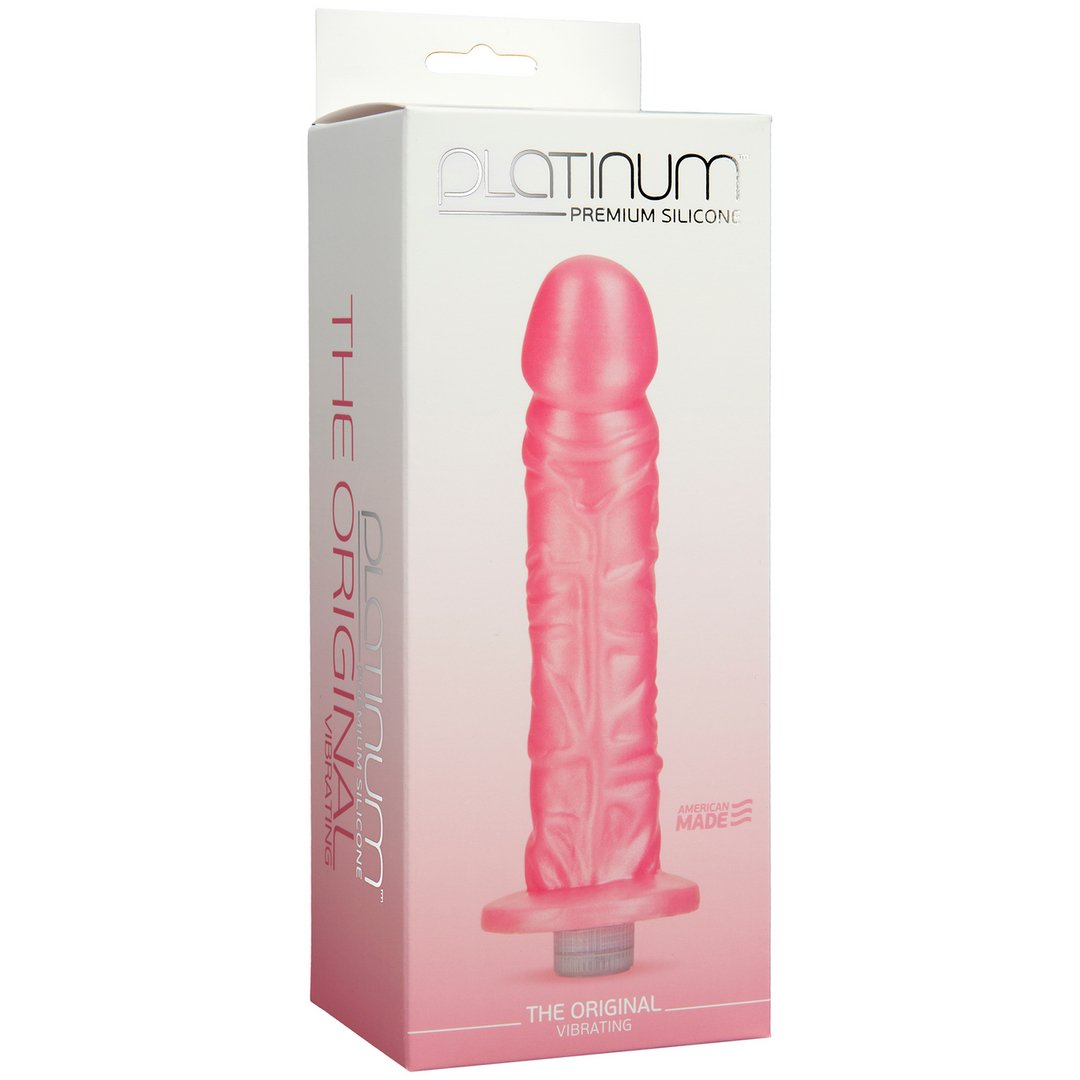 Siliconen Vibrator - Roze 20 cm - Pleasureplay Realistische VibratorsDoc Johnson