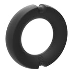 The Paradox Silicone/Metal Cock Ring 35mm - Zwart - EroticToyzCockringenDoc Johnson