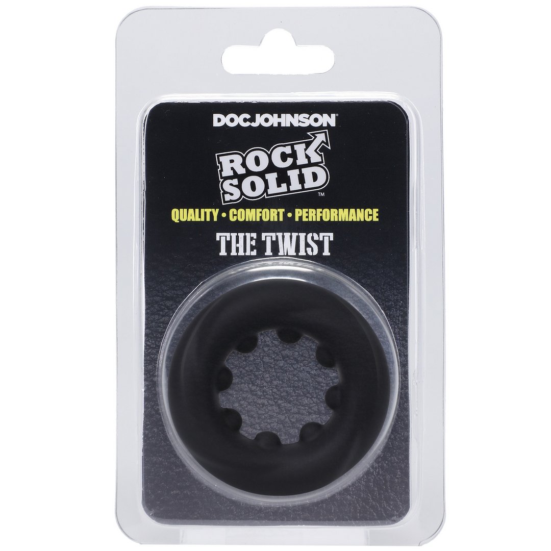 The Twist - Silicone Cockring - EroticToyzProducten,Toys,Toys voor Mannen,Cockringen,,MannelijkDoc Johnson