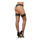 Dij - Hoge Fence Net Kousen - One Size - Zwart - Pleasureplay KousenDreamgirl