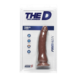 Thin D - 18 cm - EroticToyzProducten,Toys,Dildos,Realistische Dildo's,,GeslachtsneutraalDoc Johnson