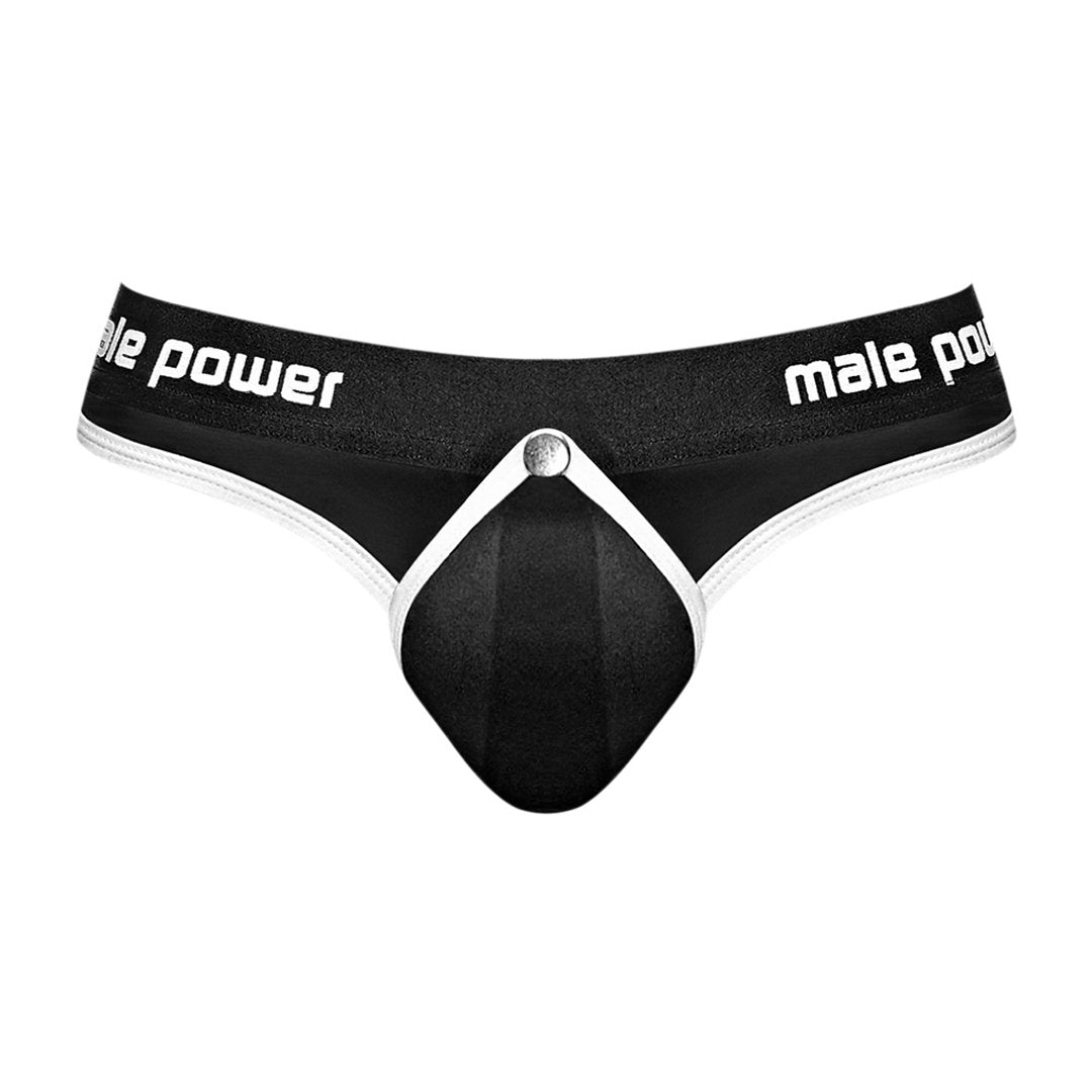 Thong - L/XL Zwart - EroticToyzStringsMale Power