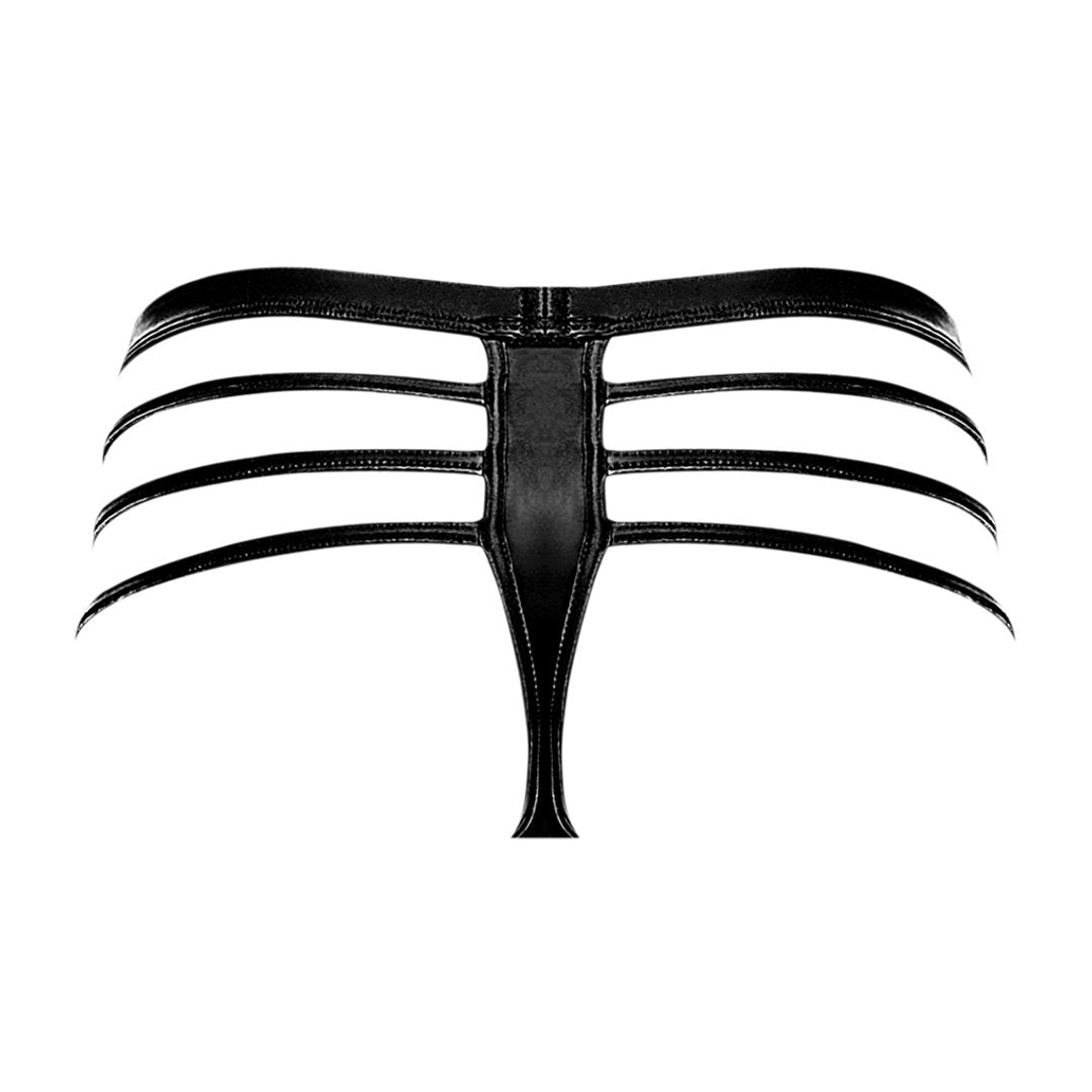 Thong - M - Black - EroticToyzProducten,Lingerie,Lingerie voor Hem,Strings,,MannelijkMale Power